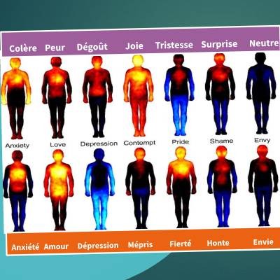 Indentification des émotions - Une topographie